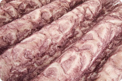Pearl/Desert Rose Glazed Tuscany - Shannon Fabrics Cuddle Minky