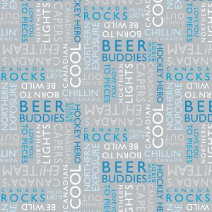 Canadian Capers Beer Buddies - Wilmington Prints Cotton