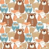 Winsome Critters Packed - Wilmington Prints Cotton
