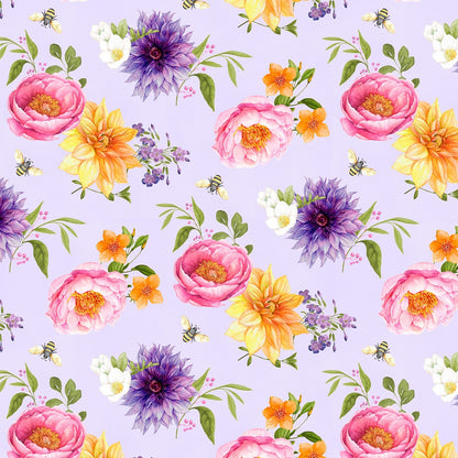 In Bloom Lavender - Wilmington Prints Cotton