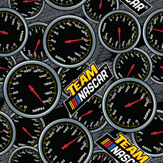 CLEARANCE Nascar Speedometer - Camelot Cotton