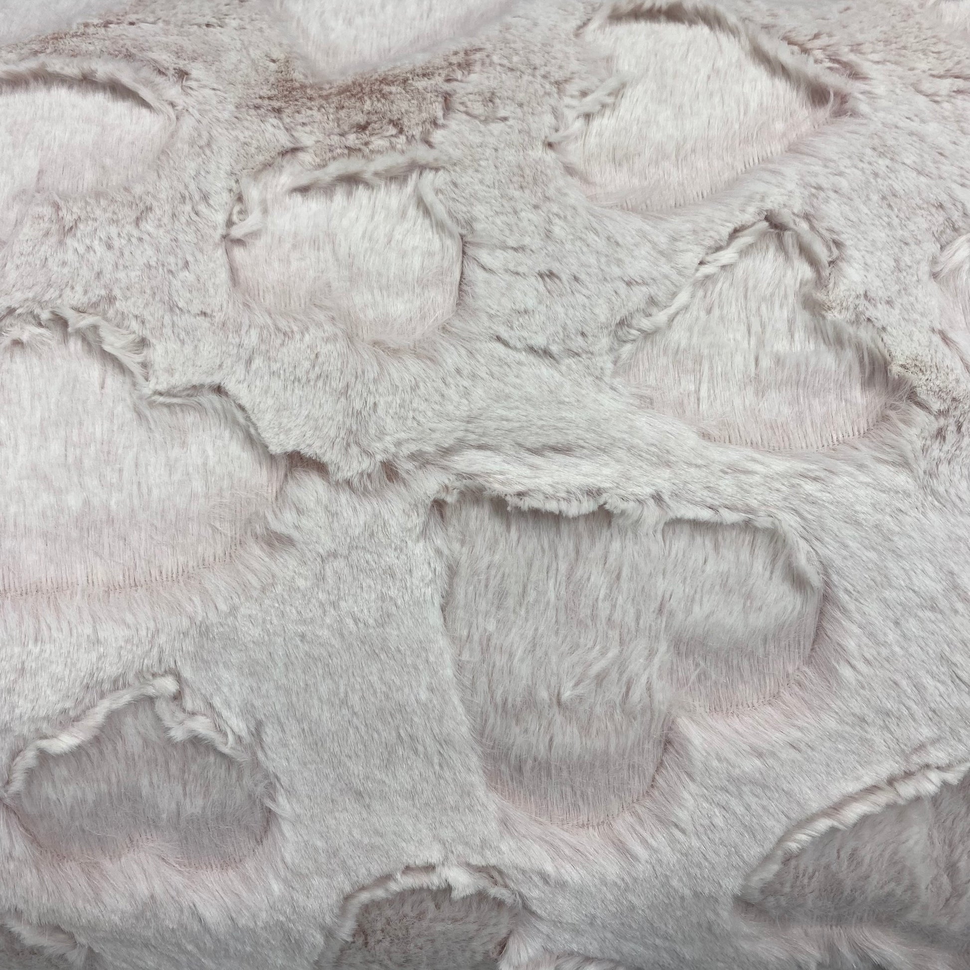 Rosewater Heather Hearts Luxe - Shannon Fabrics Cuddle Minky