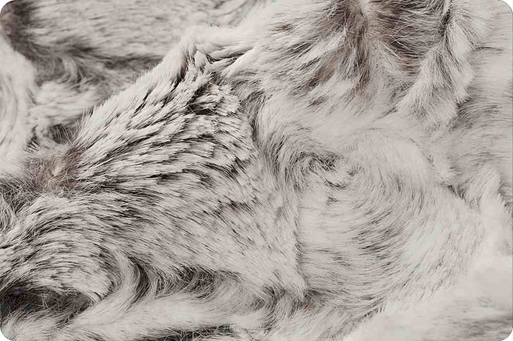 Pewter Snowy Owl - Shannon Fabrics Cuddle Minky