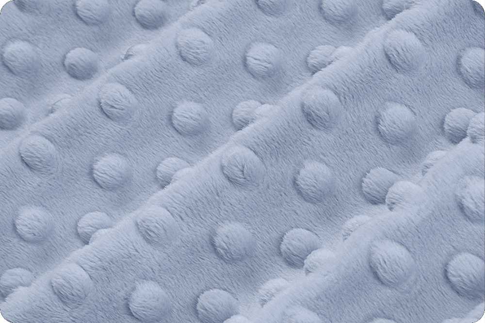 Dusty Blue Dimple - Shannon Fabrics Cuddle Minky