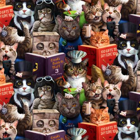 Cat's Meow - Elizabeth's Studio Cotton