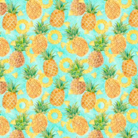 Pineapples Squeeze the Day - Wilmington Prints Cotton