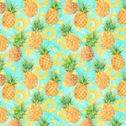 Pineapples Squeeze the Day - Wilmington Prints Cotton