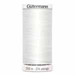 White #20 Polyester Thread - 250m