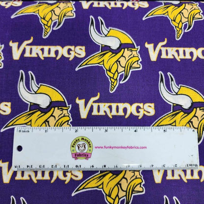 NFL Wide Minnesota Vikings - Fabric Traditions Cotton