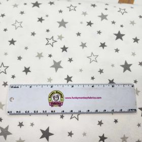 Pepper Stars on White - Robert Kaufman Flannel