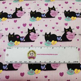 I Love Mew Hugs N Purrs - Dear Stella Cotton (DSDLW2976)