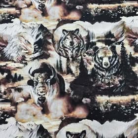 CLEARANCE Wilderness Collage - Camelot Cotton