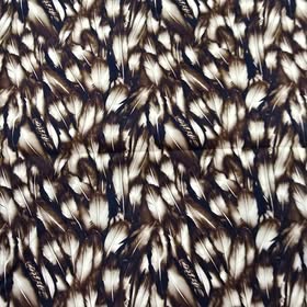 CLEARANCE Brown Feathers - Camelot Cotton