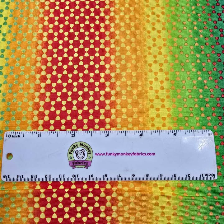 Gradient Stripe - Blank Cotton (2685-77royal)