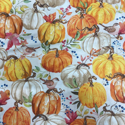 CLEARANCE Autumn Day Pumpkins - Wilmington Prints Cotton