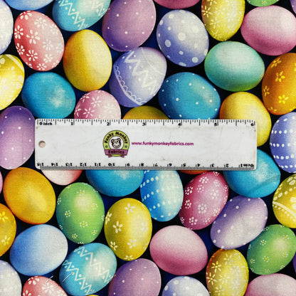 CLEARANCE Multi Easter Eggs - Timeless Treasures Cotton