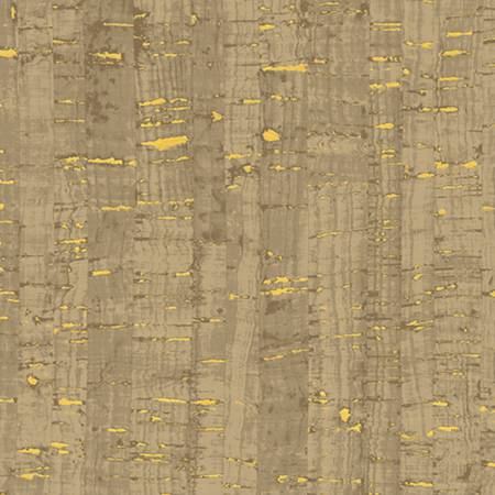 Taupe Metallic Cork Like Appearance - Windham Fabrics Cotton (50107M-7)