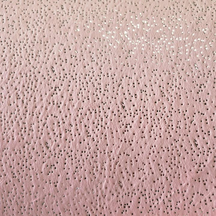 Blush/Silver Sparkle Glitter - Shannon Fabrics Cuddle Minky (SCGLBLUSHSIL)