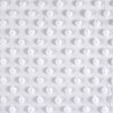 Snow White Dimple - Shannon Fabrics Cuddle Minky