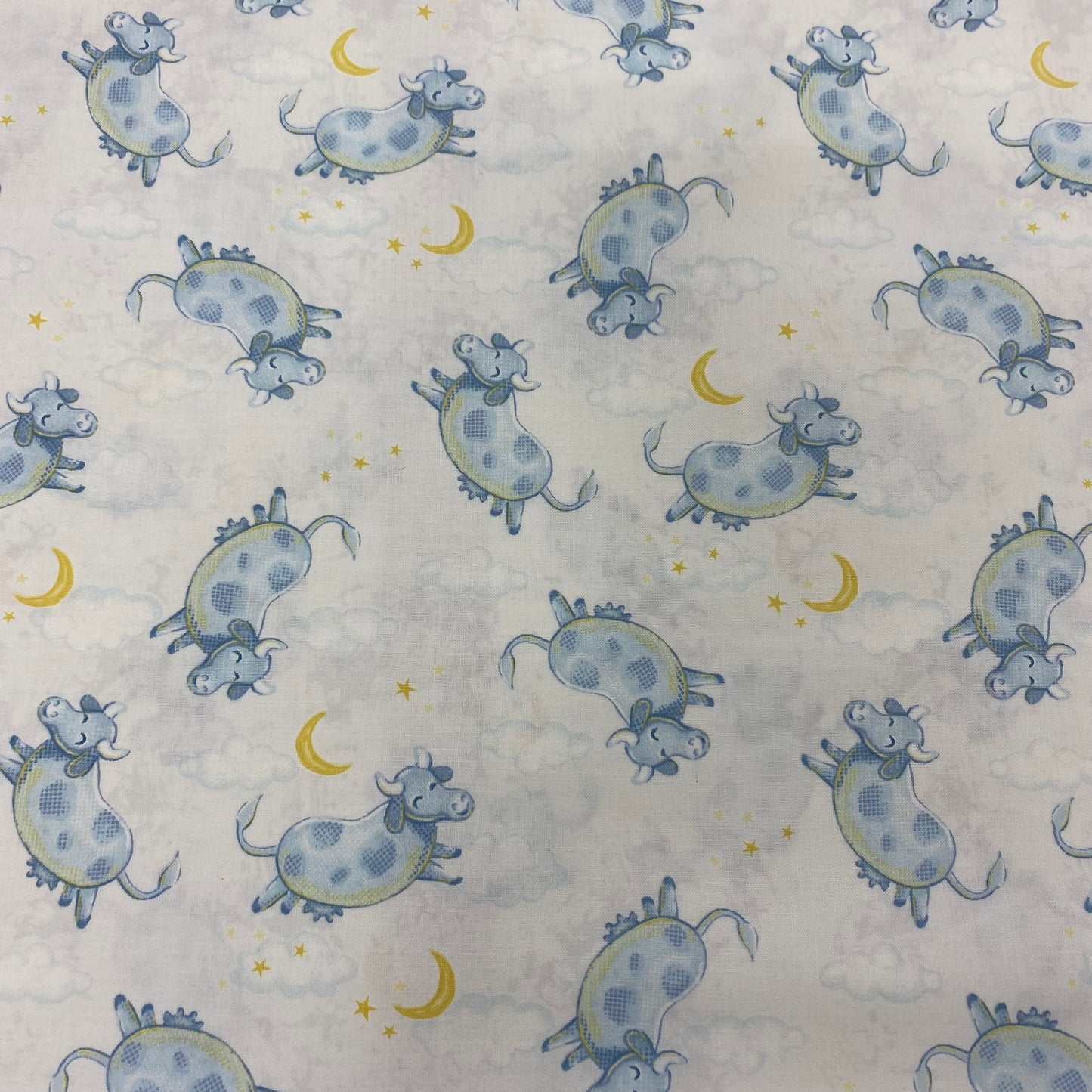 CLEARANCE Cow Jumping over the Moon - Wilmington Prints Cotton