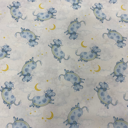 CLEARANCE Cow Jumping over the Moon - Wilmington Prints Cotton