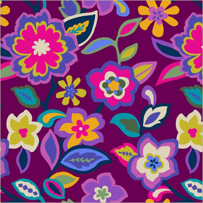 Berry Bright Blooms Anti-Pill Winter - Windham Fleece