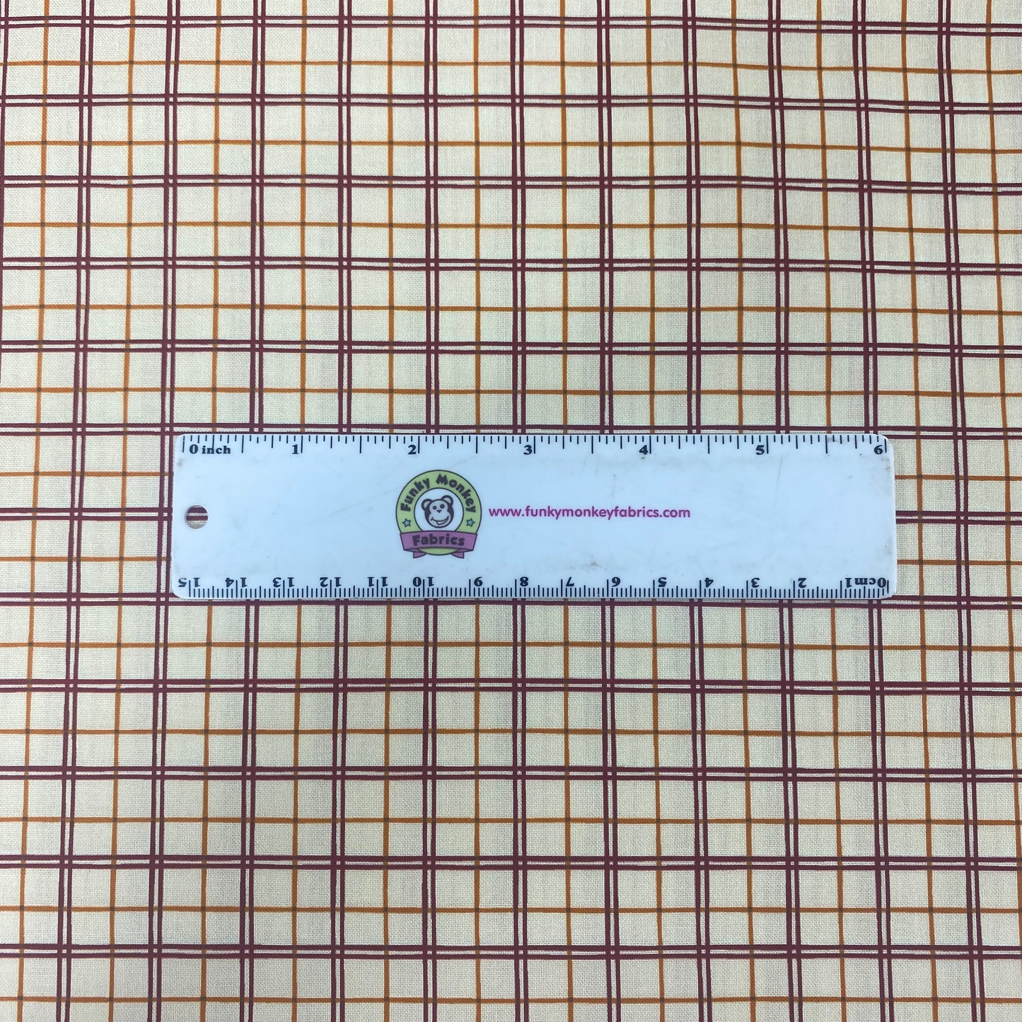 Cream Plaid - Pumpkin Spice Season - Camelot Cotton