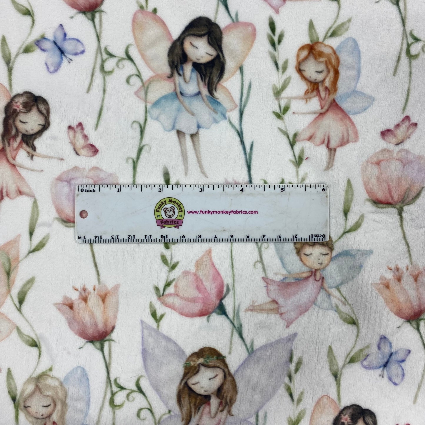 Fairy Garden Multi Digital - Shannon Fabrics Cuddle Minky