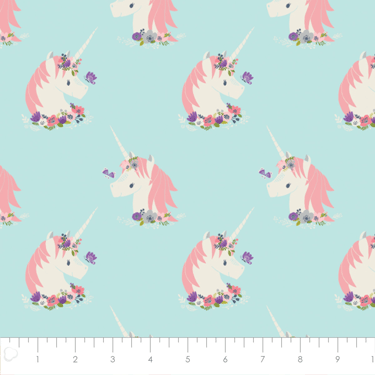 CLEARANCE Blue I Believe in Unicorns - Camelot Flannel