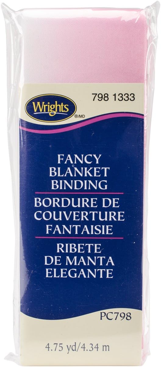 Ombre Pink Satin Blanket Binding