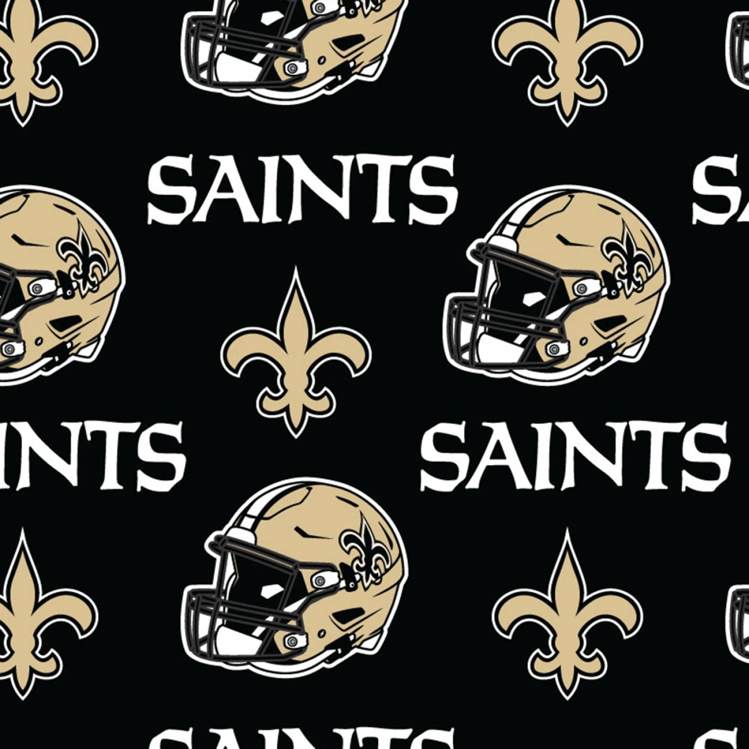 NFL New Orleans Saints - Fabric Traditions Cotton (6283-D)