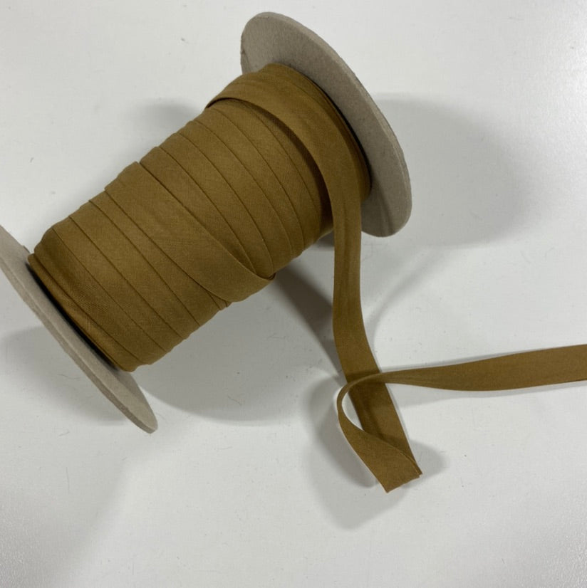 Taupe Double fold Bias Tape