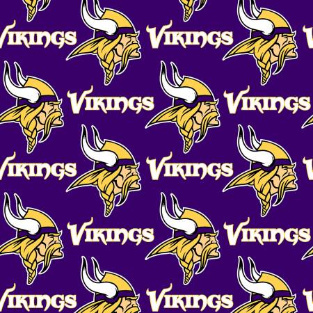 NFL Wide Minnesota Vikings - Fabric Traditions Cotton