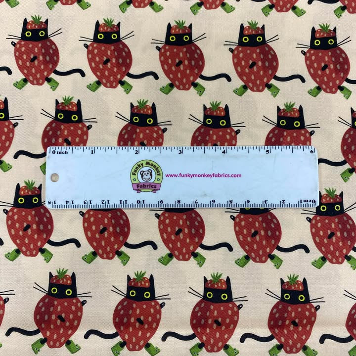 Blush Berry Nice Cats - Furruit Platter - Dear Stella Cotton