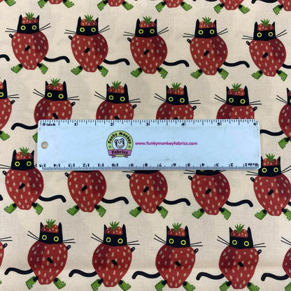 Blush Berry Nice Cats - Furruit Platter - Dear Stella Cotton