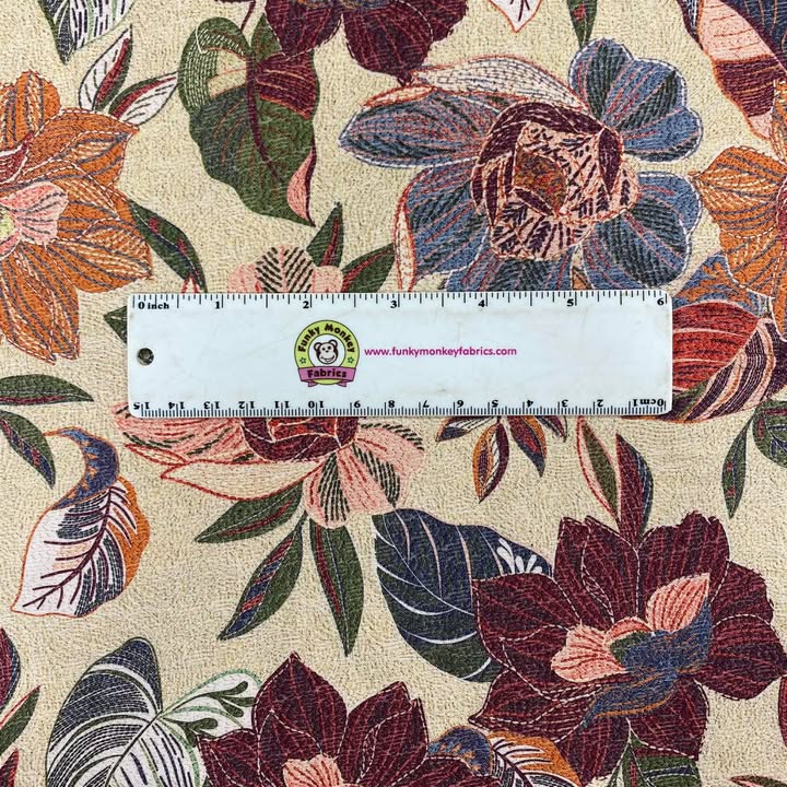 Embroidered Allover Floral - P&B Textiles Cotton