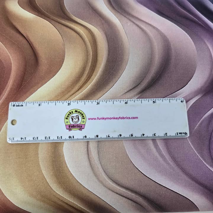 Colourful Waves - Another Dimension - Studio E Cotton