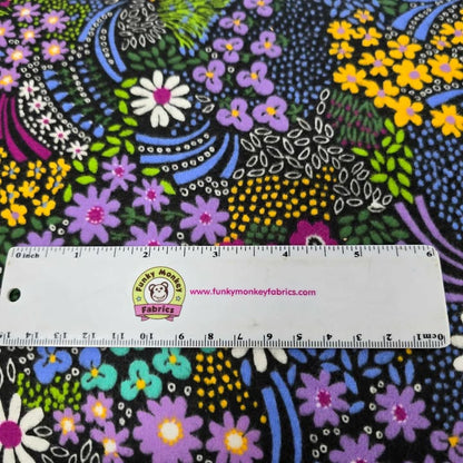 Black Flowerbed - Windham Flannel