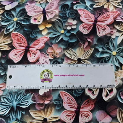 Butterflies & Floral - Another Dimension - Studio E Cotton