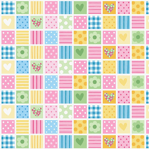 CLEARANCE Spring Blocks - Studio E Cotton