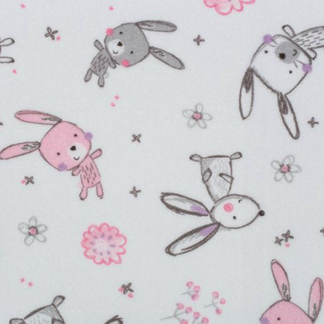 Bunny Hop Blush - Shannon Fabrics Minky
