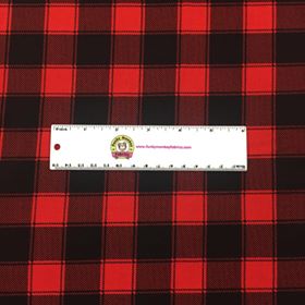 Red/Black Plaid - Timeless Treasures Cotton (C5784-RED)
