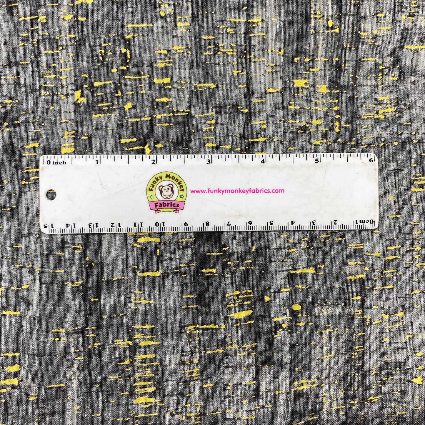 Charcoal Metallic Cork Like Appearance - Windham Fabrics Cotton