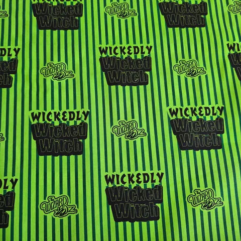 Wickedly Wicked Witch Stripe - Camelot Cotton
