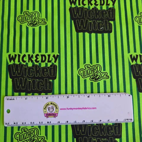 Wickedly Wicked Witch Stripe - Camelot Cotton