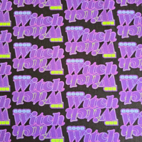 Purple Good Witch Bad Witch - Camelot Cotton
