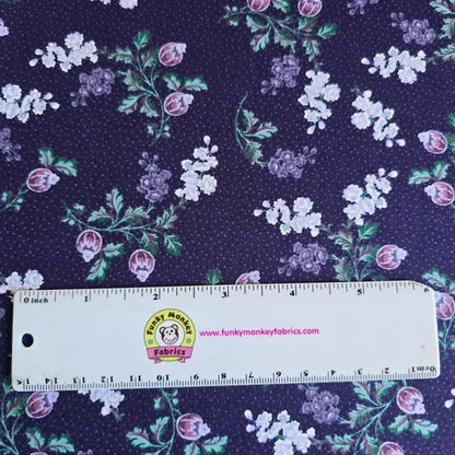 Purple Majesty Floral - Wilmington Prints Cotton