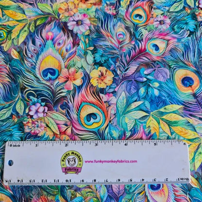 Dream Fantasy Plumes & Floral - Timeless Treasures Cotton