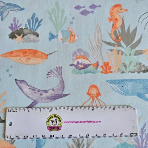 Underwater Whimsy - Wilmington Prints Cotton
