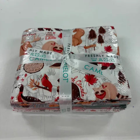 Fat Quarters - 12 piece Oh Canada - Camelot Cotton